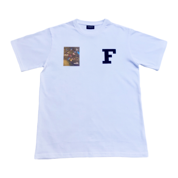 FRQNCY White Artwork + F Logo T-Shirt