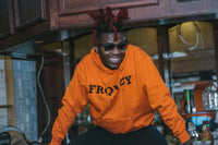 FRQNCY Orange Hooded Sweater
