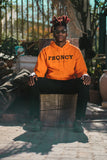 FRQNCY Orange Hooded Sweater